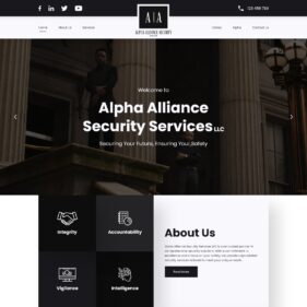 Alpha Alliance Security UI-UX